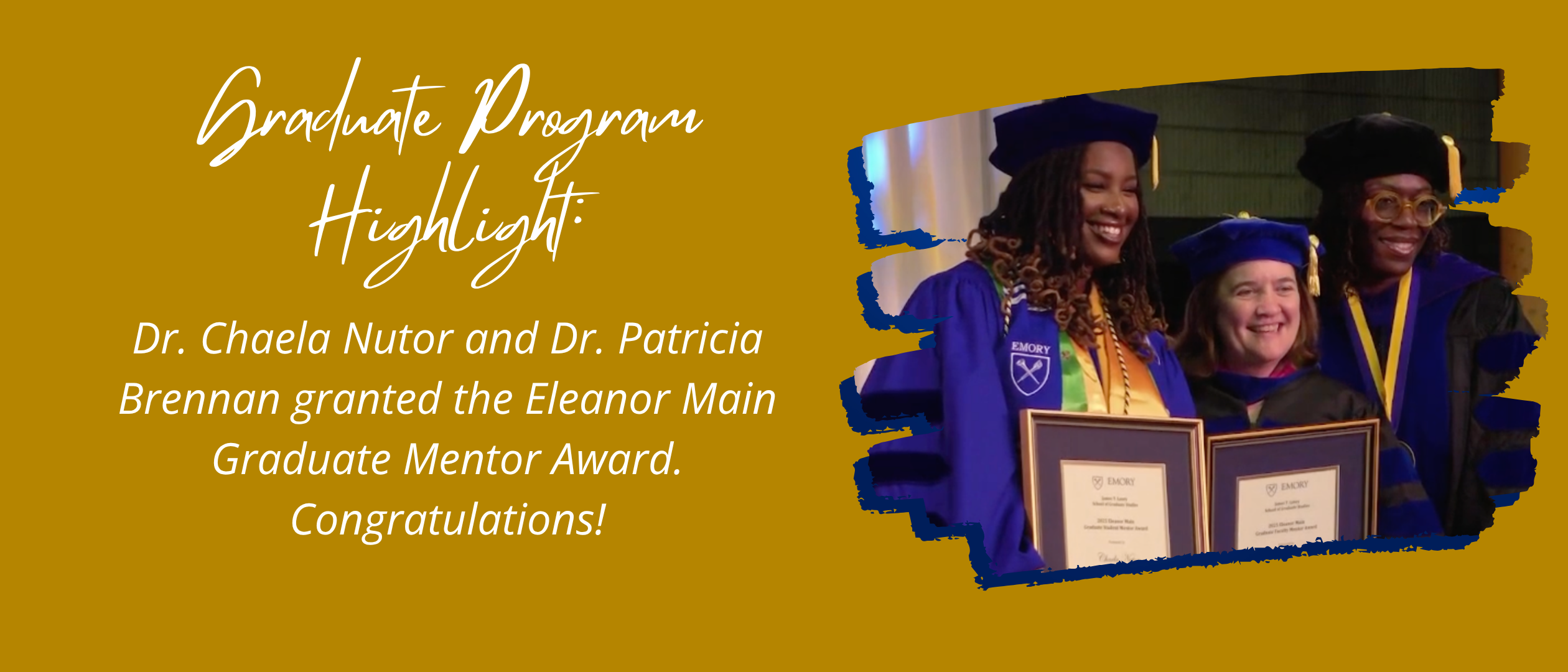 Chaela Nutor and Patricia Brennan Eleanor Main Award 2025
